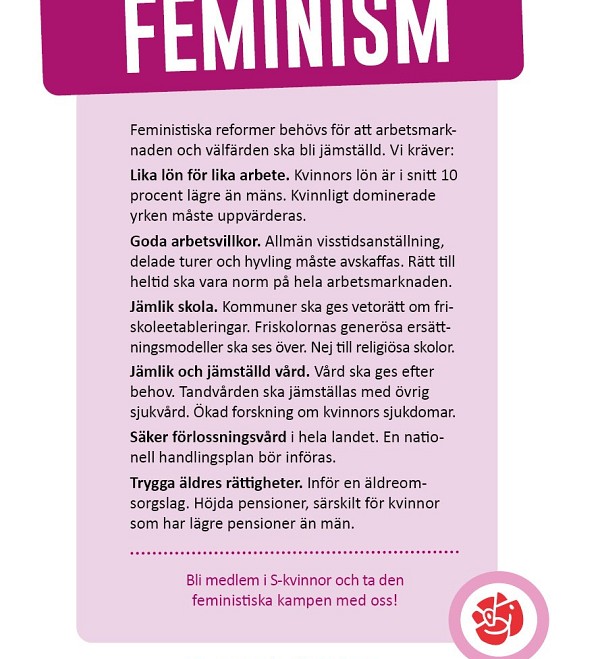 Flygblad – Feminism